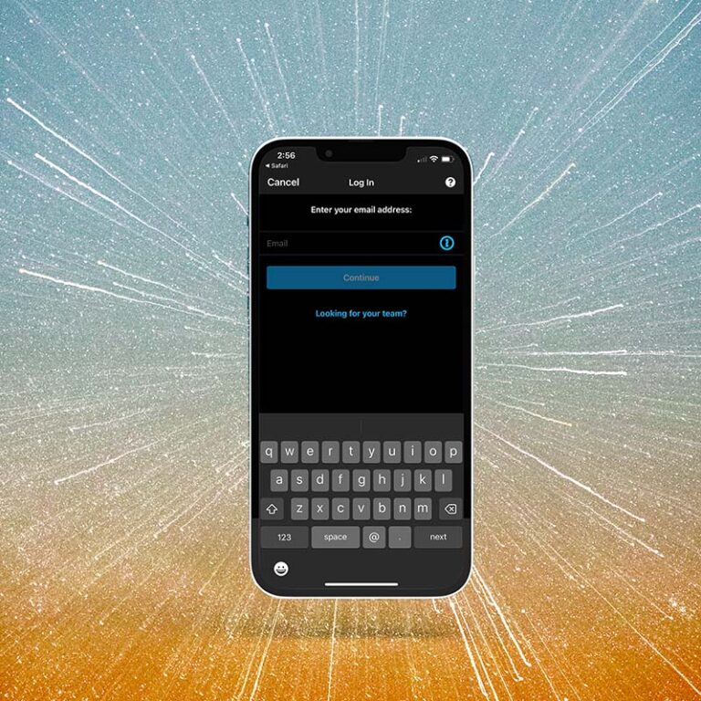 Mobile phone showing steps of getting started with the Punta Gorda Pub Run TeamSNAP app