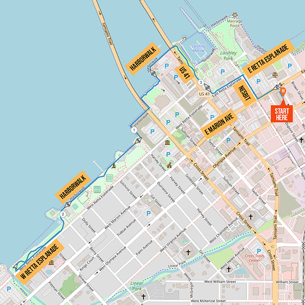 El Guero Tacos Pub Run Running Route