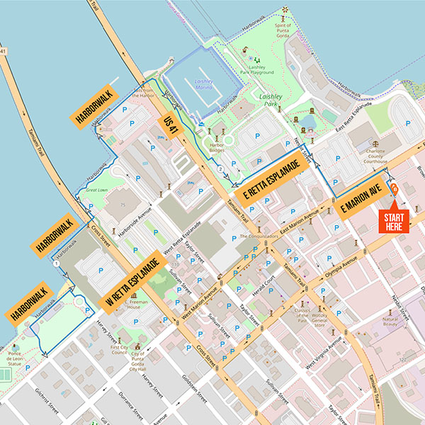 El Guero Tacos Pub Run Walking Route