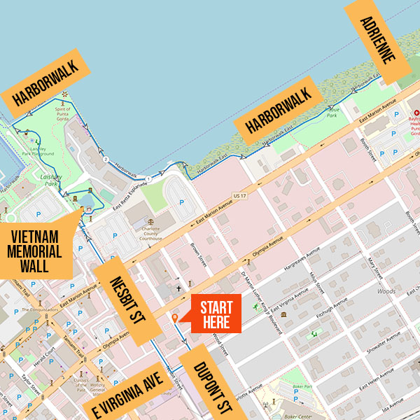 Beane Atkinson Financial Services Pub Run running route