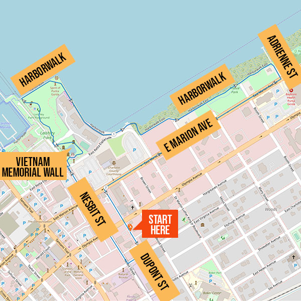 Beane Atkinson Financial Services Pub Run walking route